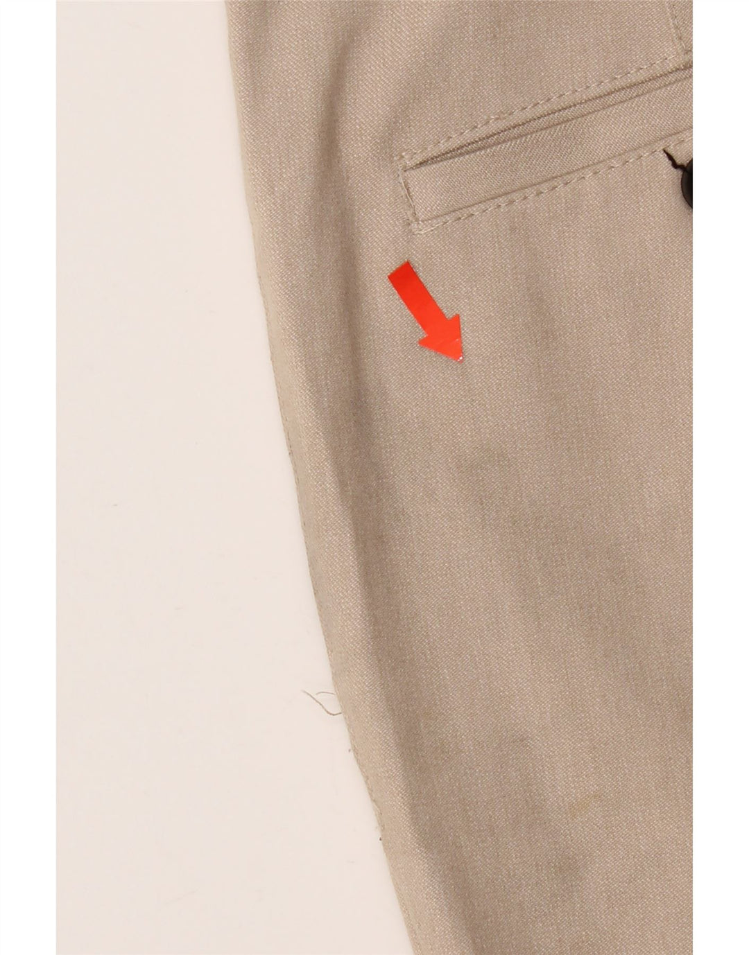 Męskie spodnie chino Zara EU 38 Small W30 L28 Beżowy poliester