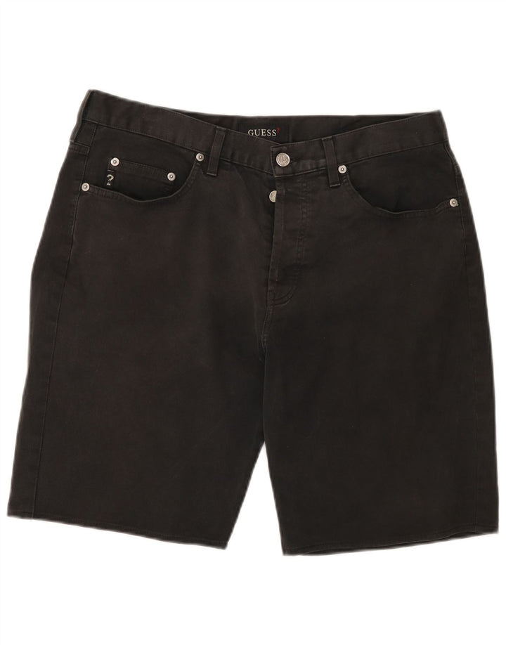 Męskie spodenki jeansowe Guess W34, duże, czarne
