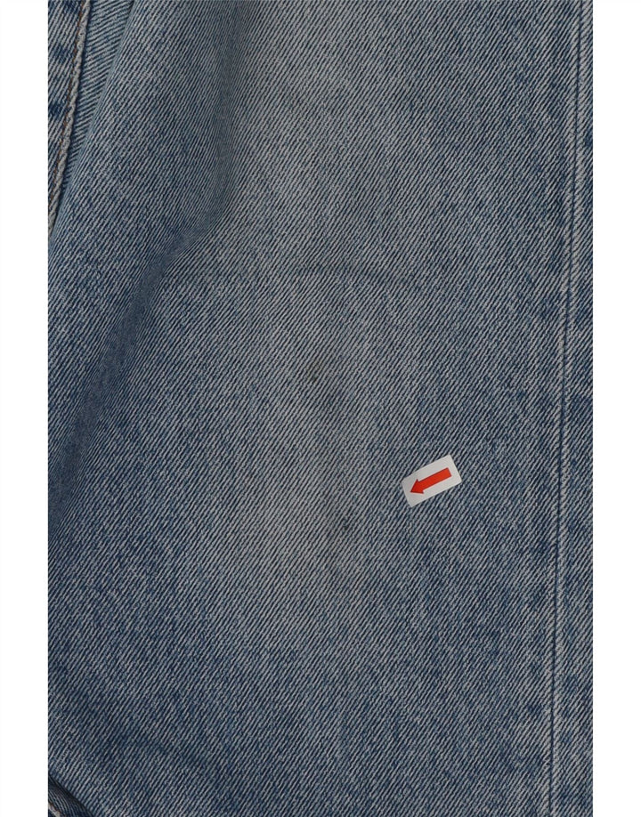 UNIFORM Mens Straight Jeans W33 L29 Blue Cotton