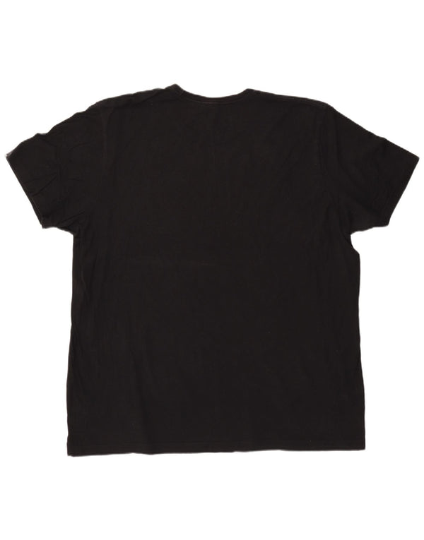 Męska koszulka z grafiką ADIDAS, 2XL, czarna, bawełniana