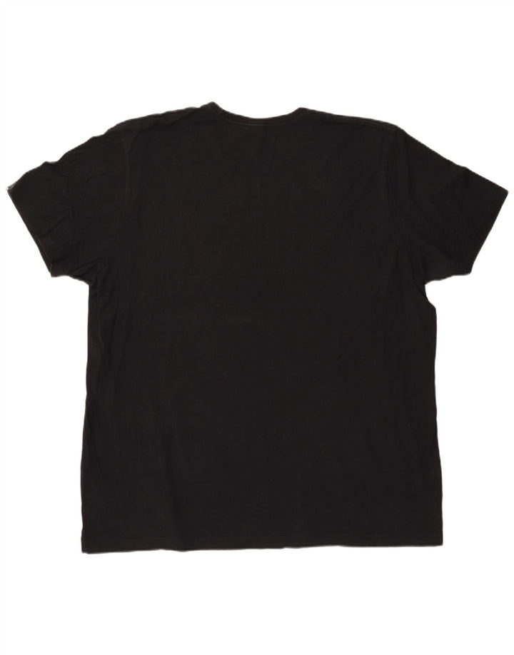 Męska koszulka z grafiką ADIDAS, 2XL, czarna, bawełniana