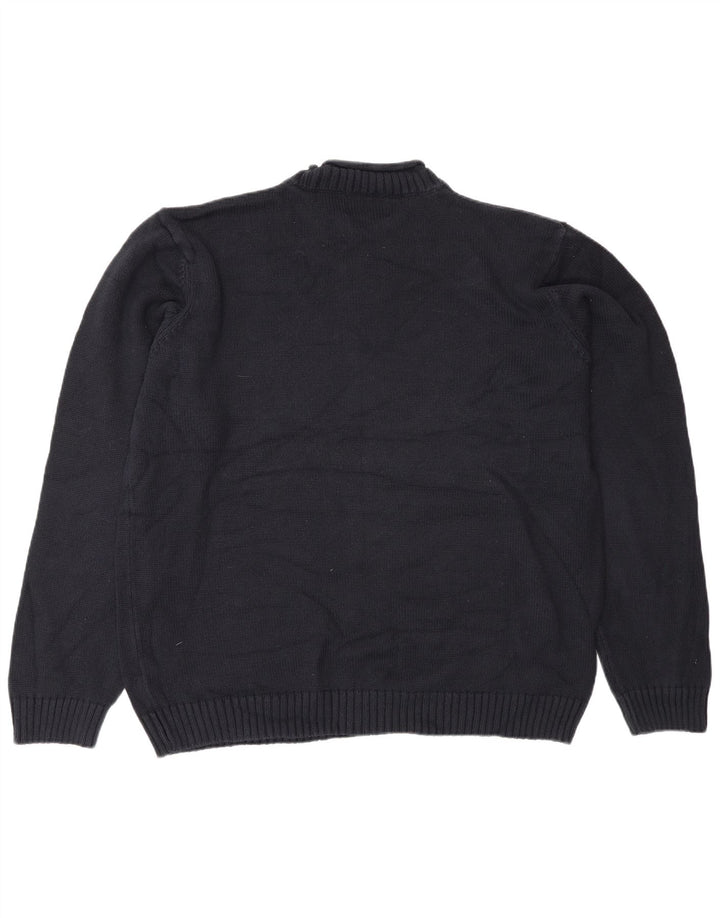Marks & Spencer Męski sweter z golfem w kolorze niebieskim, 2XL, granatowy