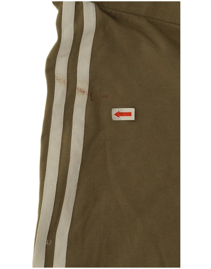 Legginsy damskie Adidas UK 12, średnia bawełna khaki