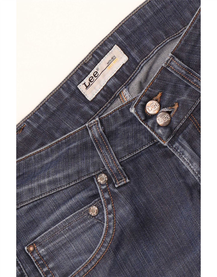 Damskie jeansy Lee Bootcut W28 L31 granatowe