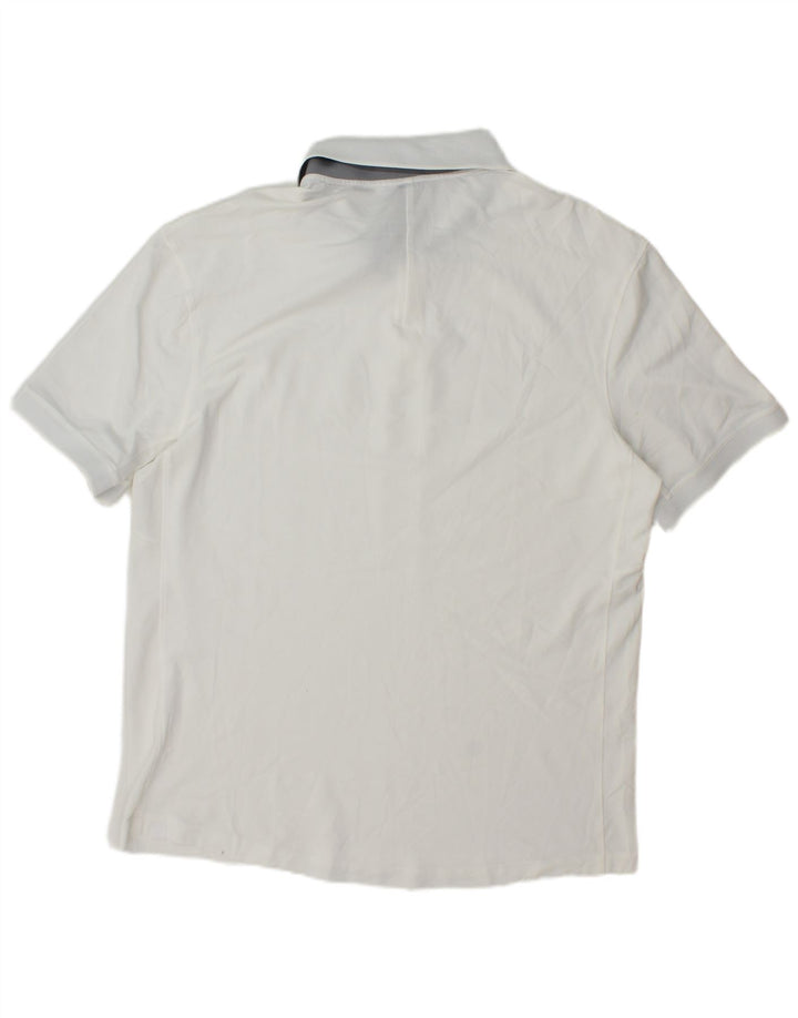 Męska koszulka polo LULULEMON XL, biała, bawełniana