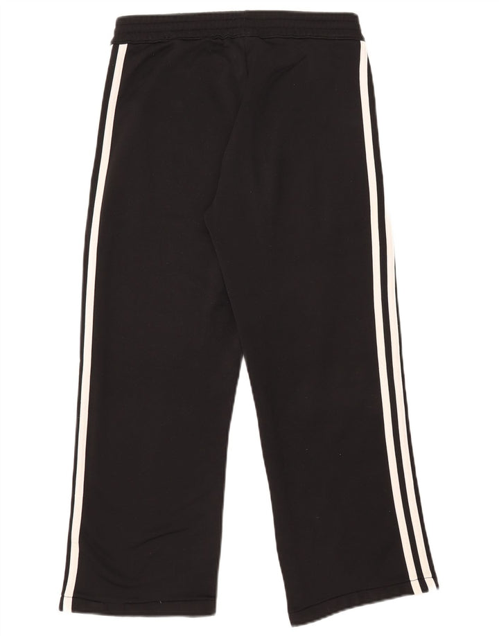Damskie spodnie dresowe Adidas UK 8, małe, czarne, poliestrowe