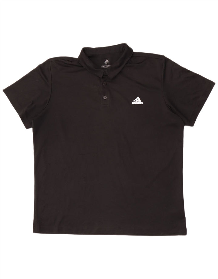 Męska koszulka polo Adidas Aeroready XL, czarna, poliestrowa