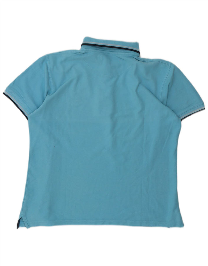 Męska koszulka polo Pierre Cardin XL, niebieska, bawełniana
