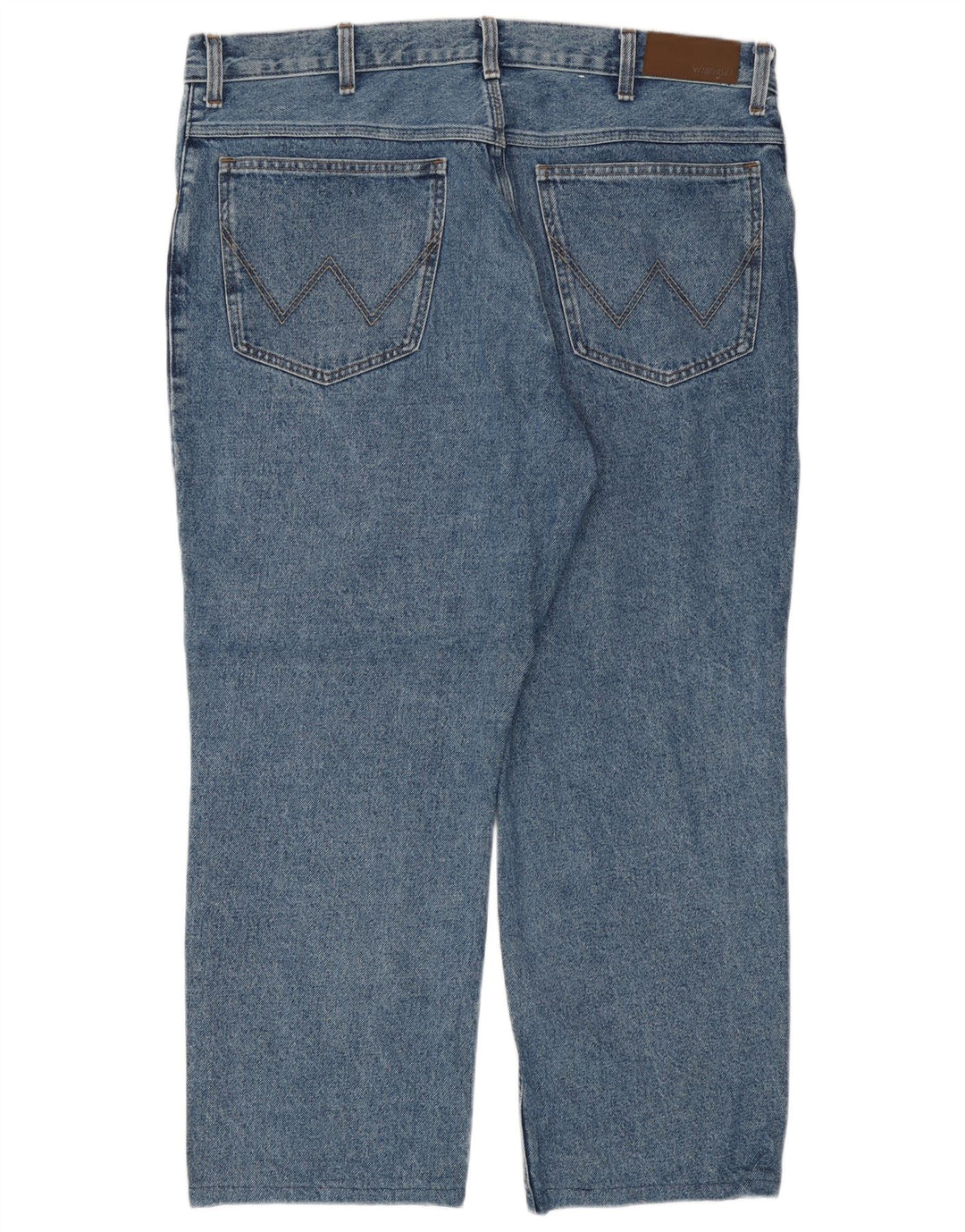 Wrangler Męskie Proste Dżinsy W40 L27 Niebieskie Bawełniane