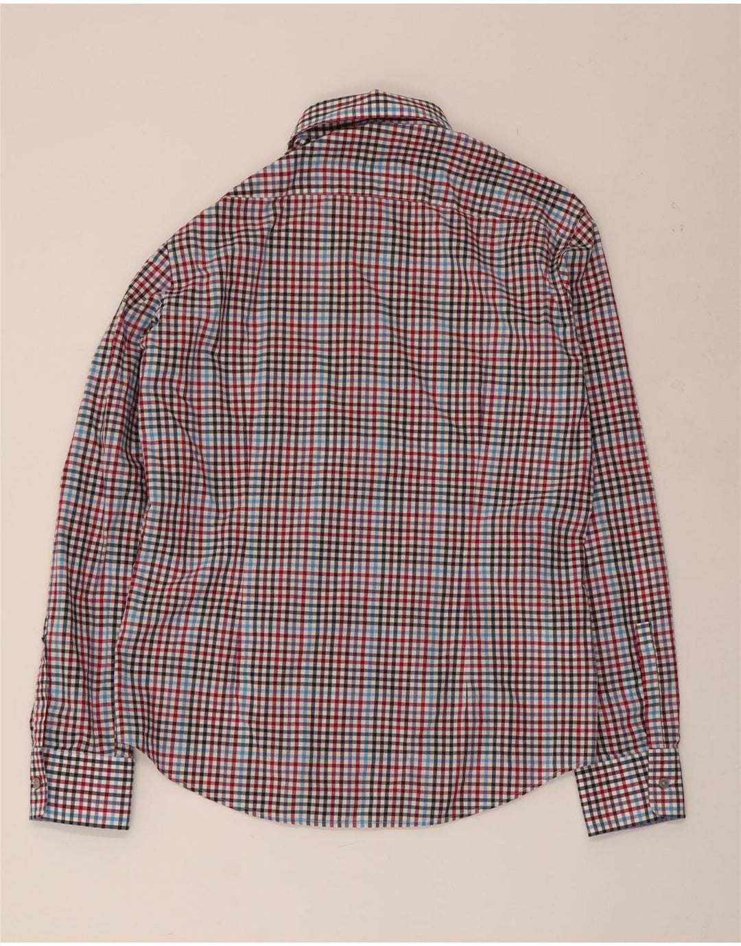 Męska koszula slim fit HUGO BOSS, średnia, wielobarwna bawełna w kratkę