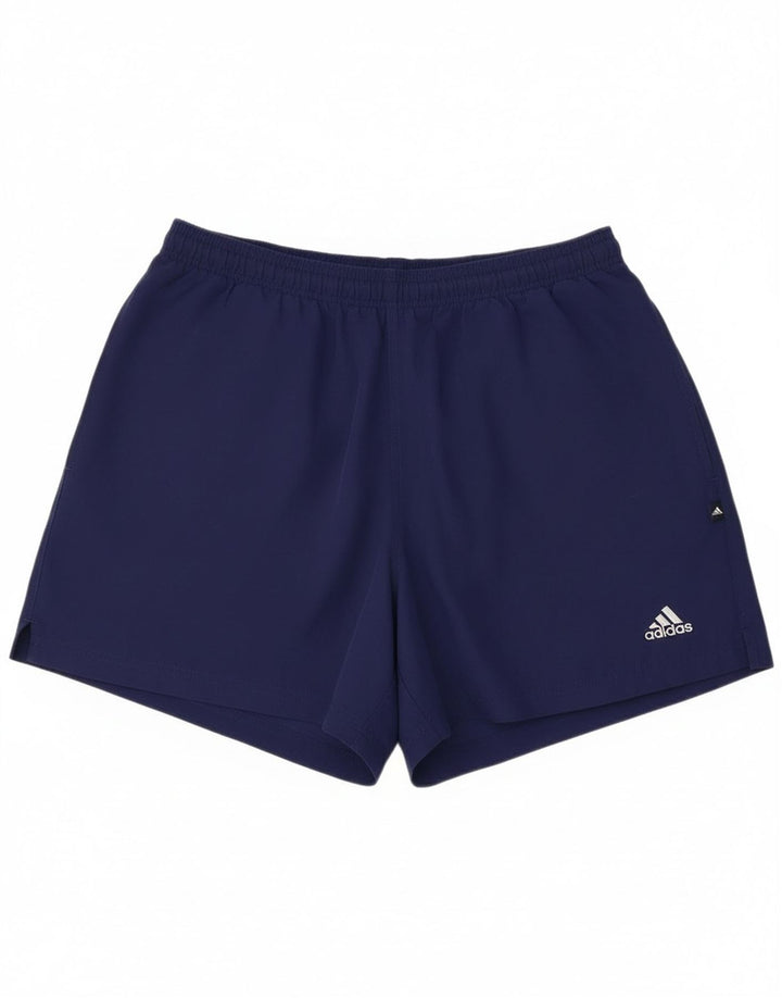 Męskie spodenki sportowe Adidas, duże, granatowe, z poliestru