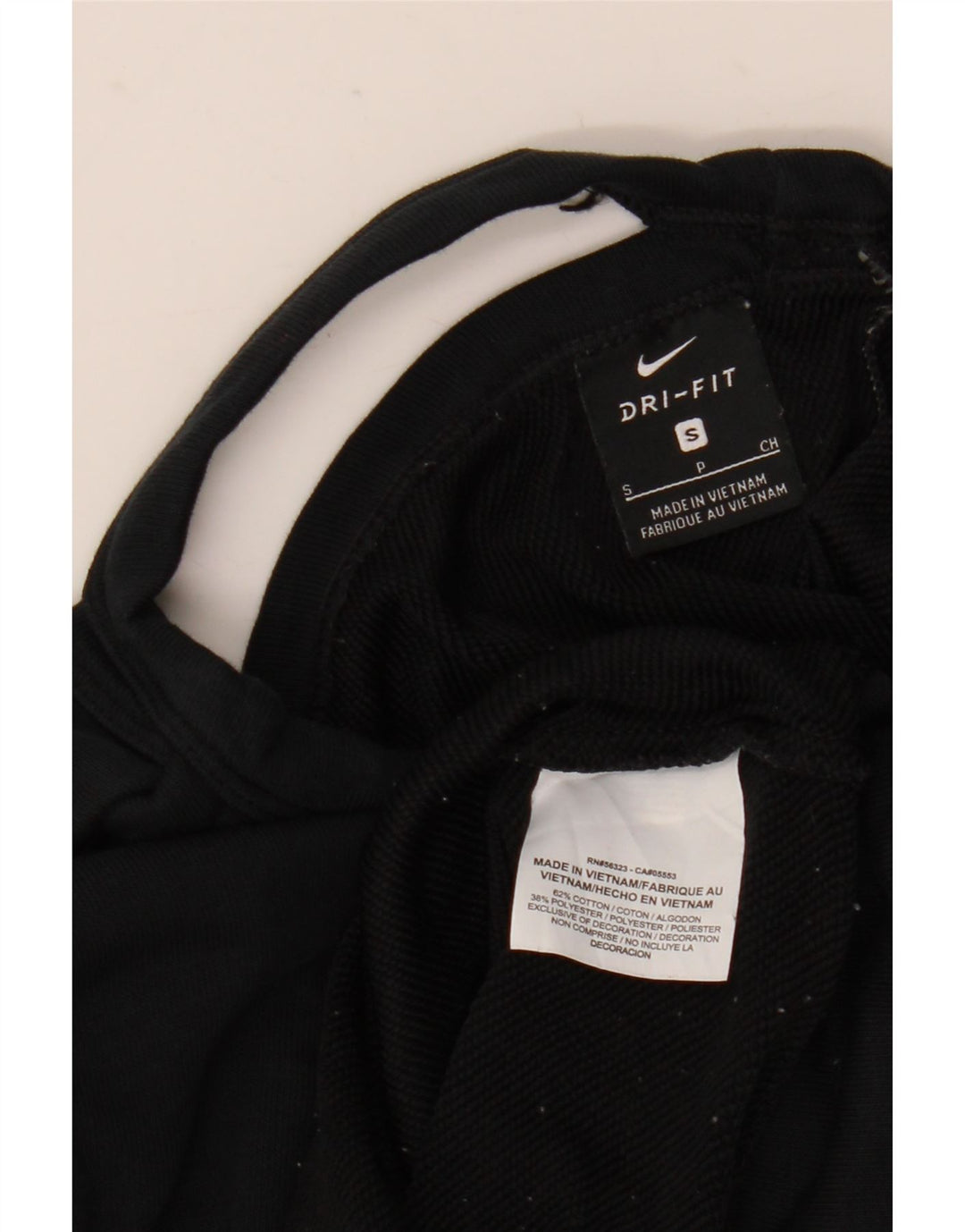 Damski sweter oversize Nike Dri Fit UK 10, mały, czarny, bawełniany