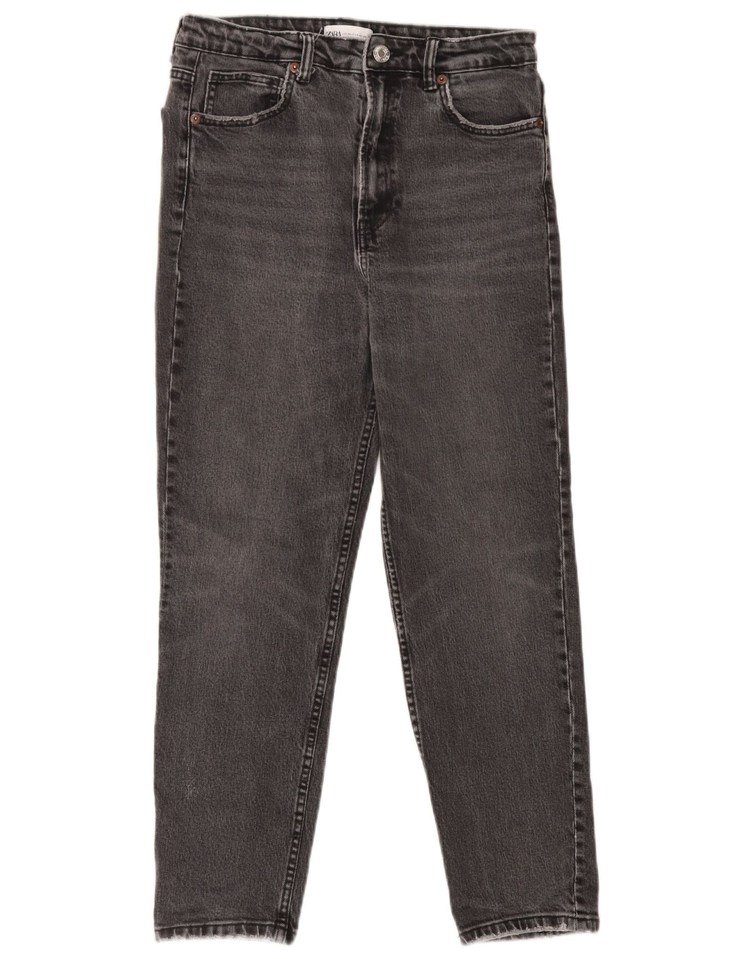 Damskie jeansy zwężane Zara EU 40 Medium W30 L26 Szare