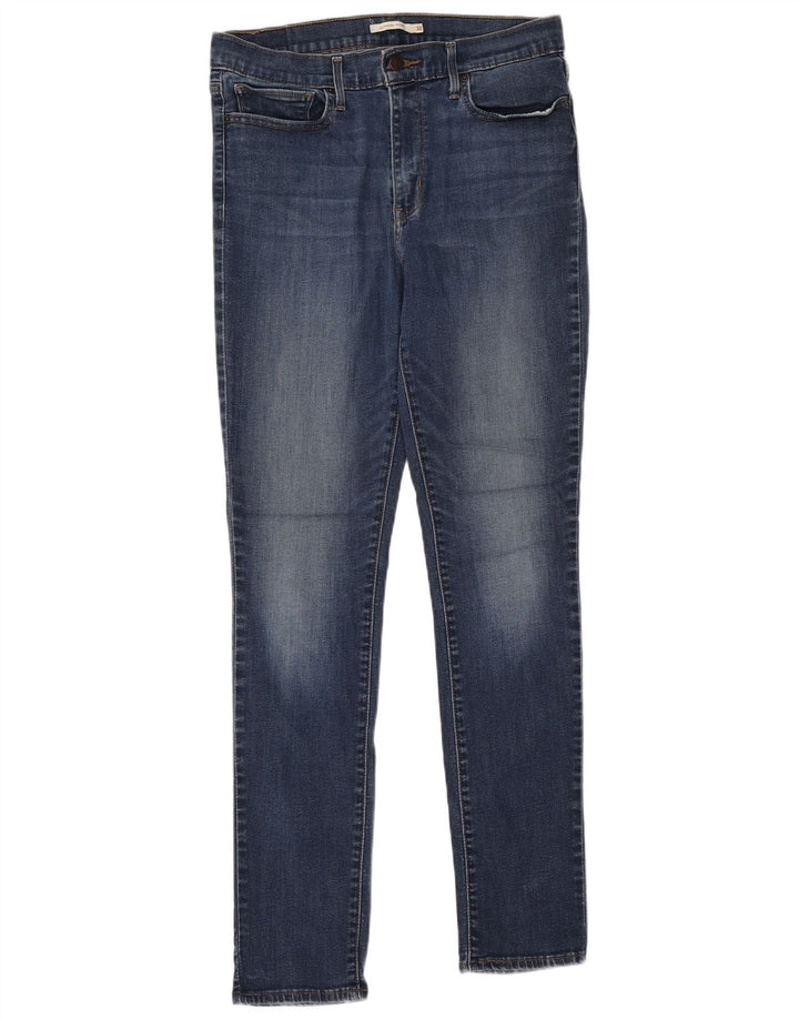 Damskie jeansy wyszczuplające Levi's W32 L32 Niebieska bawełna
