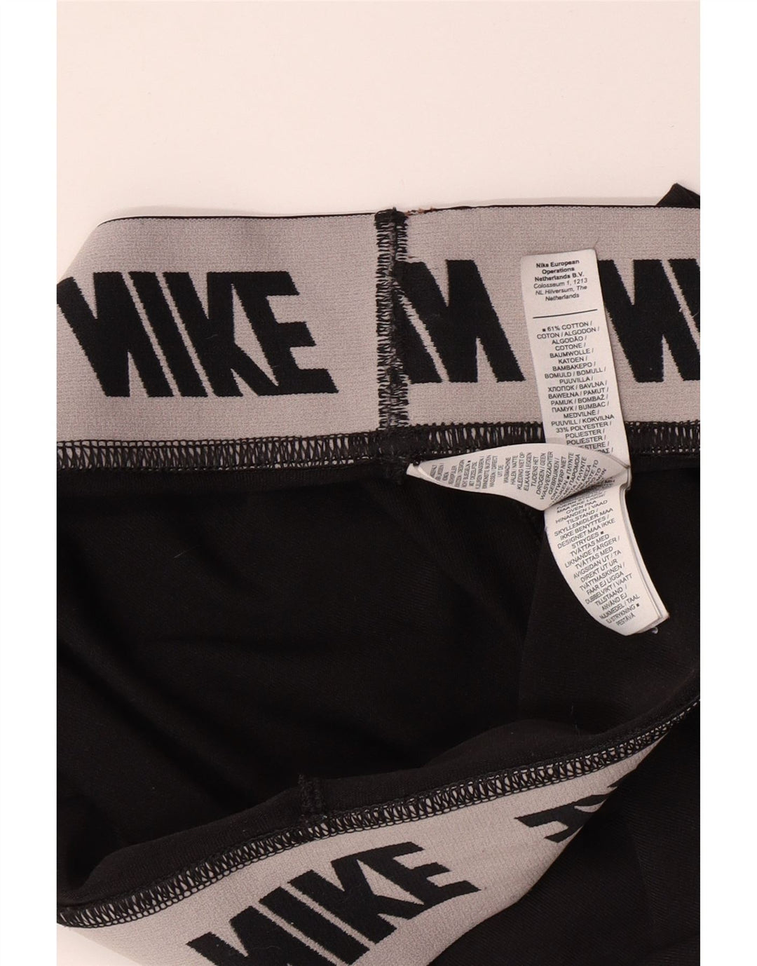 Damskie legginsy NIKE Graphic UK 12, średnie czarne, bawełniane