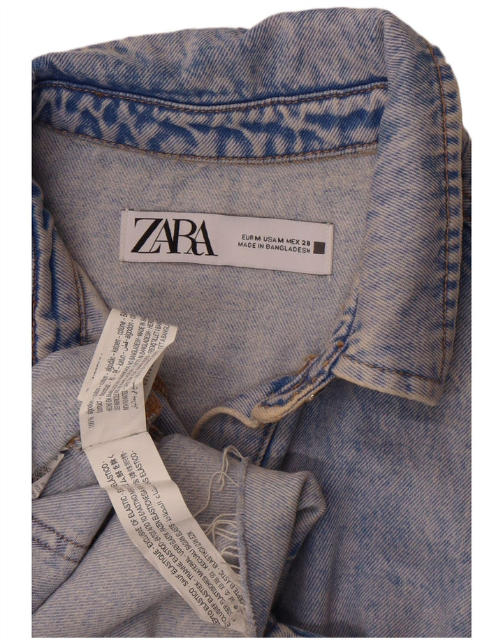 Damski kombinezon jeansowy Zara UK 14, średni niebieski, bawełniany