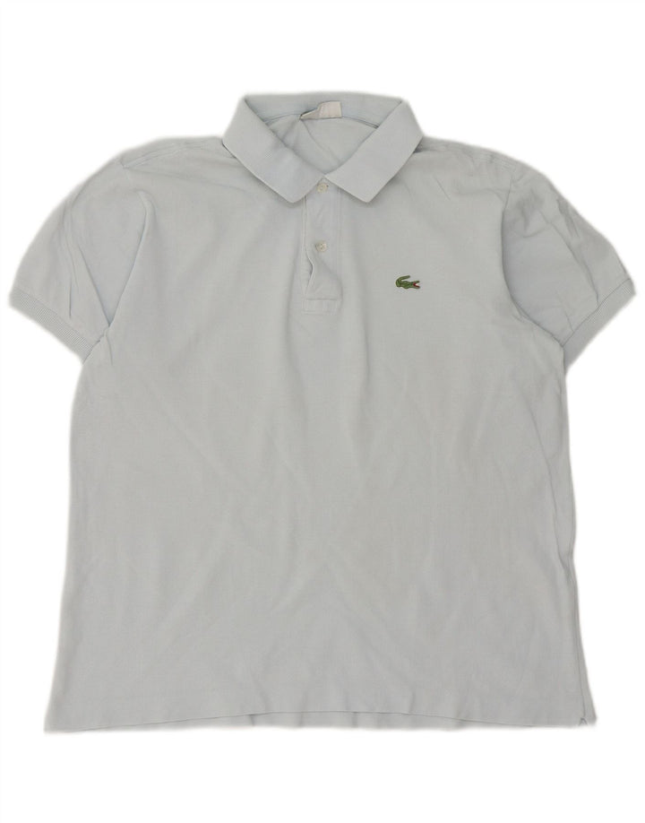 Męska koszulka polo Lacoste, rozmiar 5, duża, niebieska, bawełniana