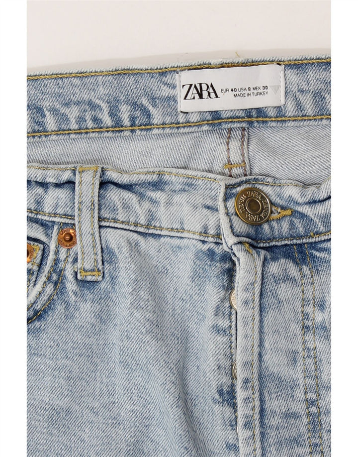 Damskie proste dżinsy Zara EU 40 Medium W30 L26 Niebieskie