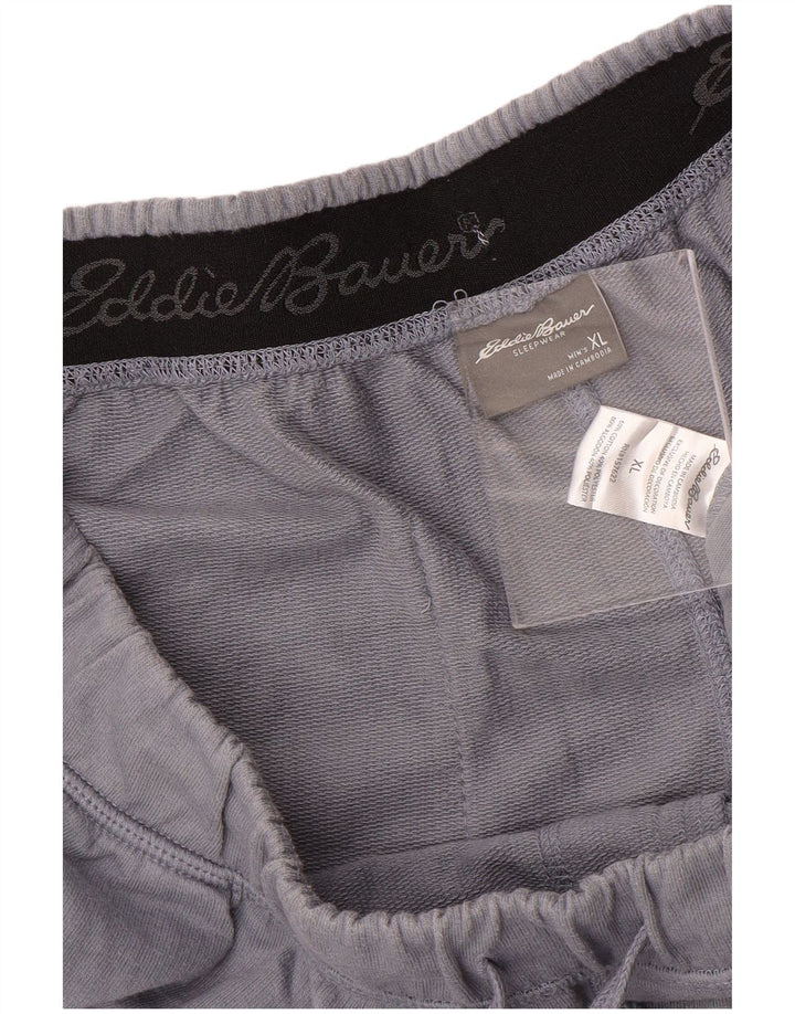 Męskie spodenki sportowe Eddie Bauer XL, szare, bawełniane