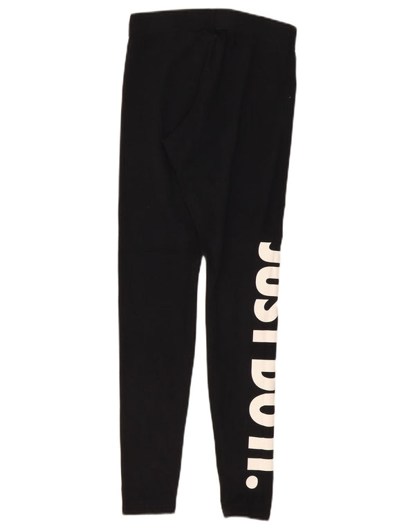 Damskie legginsy Nike Graphic UK 8, małe, czarne, bawełniane