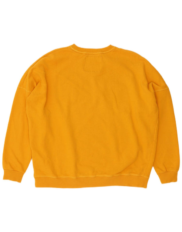 Damski sweter oversize Superdry Graphic UK 12, średni żółty