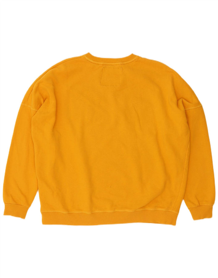 Damski sweter oversize Superdry Graphic UK 12, średni żółty