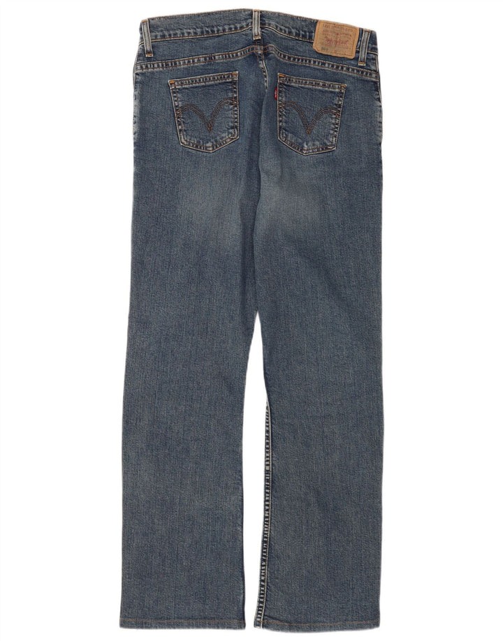 Damskie jeansy Levi's 560 Straight W30 L29 Niebieskie bawełniane
