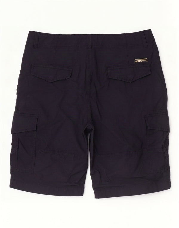 Męskie spodenki cargo Superdry W32 Średni granatowy, bawełniany
