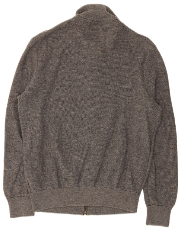 Sweter męski Polo Ralph Lauren, duży, szary, z wełny merynosów