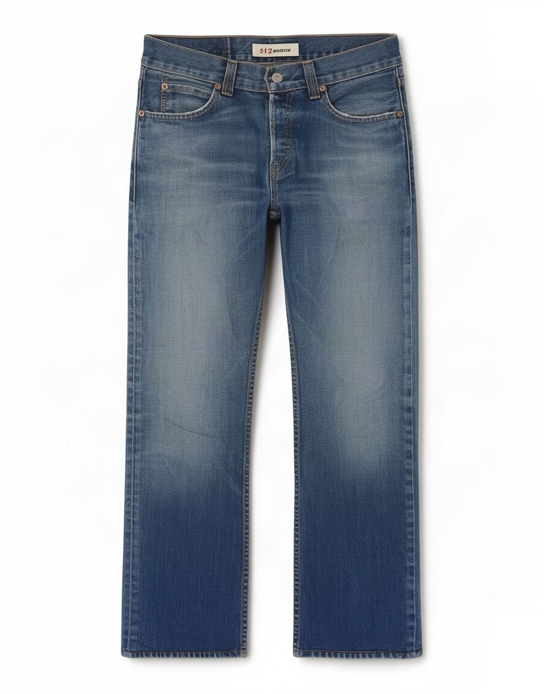 Męskie jeansy Levi's 512 Bootcut W31 L28 Niebieska bawełna
