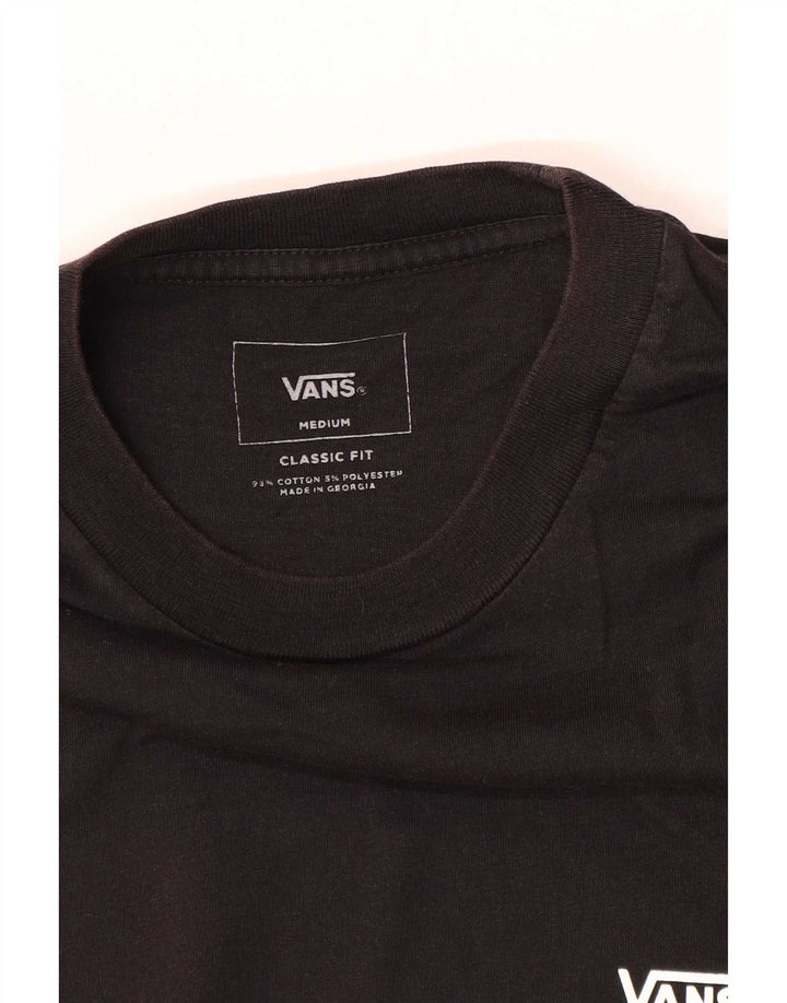 Męska koszulka t-shirt Vans o klasycznym kroju, w kolorze średniej czerni