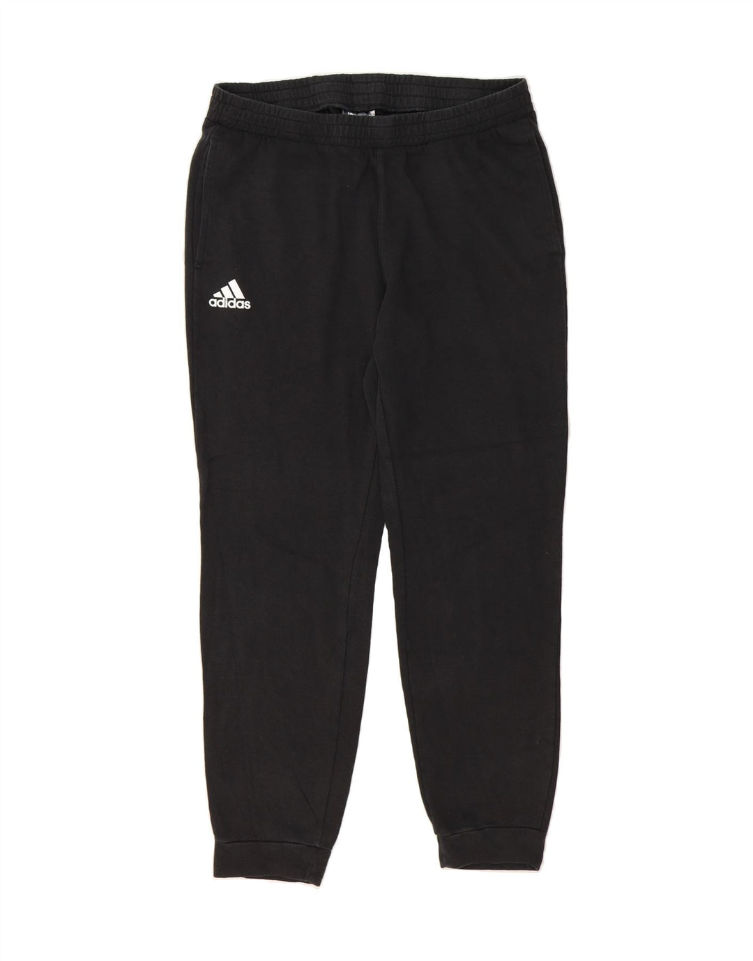 ADIDAS Mens Tracksuit Trousers Joggers Medium  Black Cotton Vintage Adidas and Second-Hand Adidas from Messina Hembry 