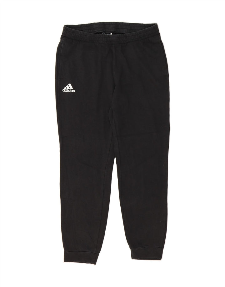 ADIDAS Mens Tracksuit Trousers Joggers Medium  Black Cotton Vintage Adidas and Second-Hand Adidas from Messina Hembry 