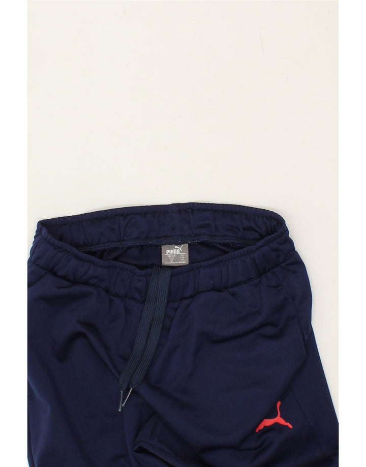 PUMA Boys Tracksuit Trousers 9-10 Years Navy Blue Vintage Puma and Second-Hand Puma from Messina Hembry 