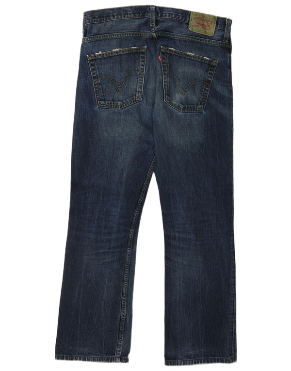 Męskie jeansy Levi's 507 Bootcut W34 L34 Niebieska bawełna