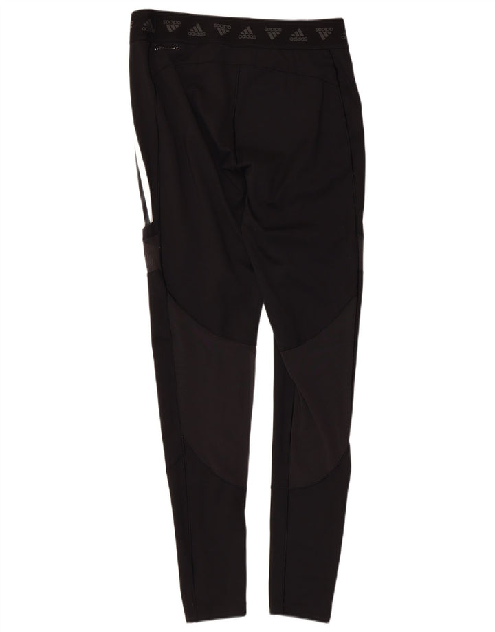 Legginsy damskie Adidas UK 16/18, duże, czarne, poliestrowe