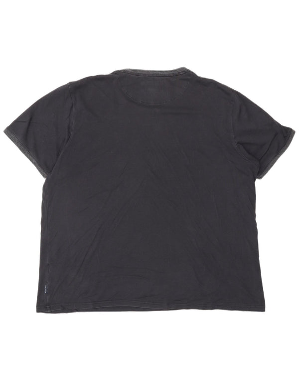 T-shirt męski TED BAKER, 2XL, granatowy, bawełniany