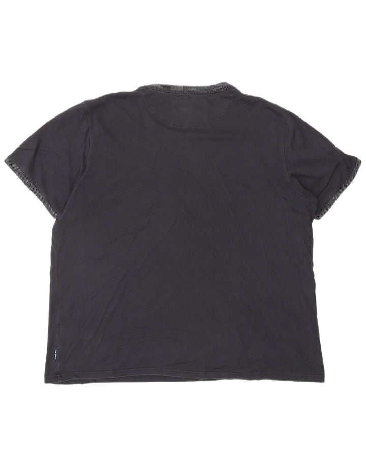 T-shirt męski TED BAKER, 2XL, granatowy, bawełniany