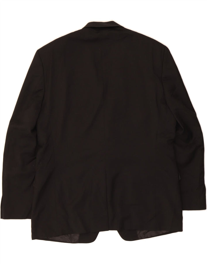 MICHAEL KORS Mens 2 Button Blazer Jacket UK 42 XL Black Wool Vintage Michael Kors and Second-Hand Michael Kors from Messina Hembry 
