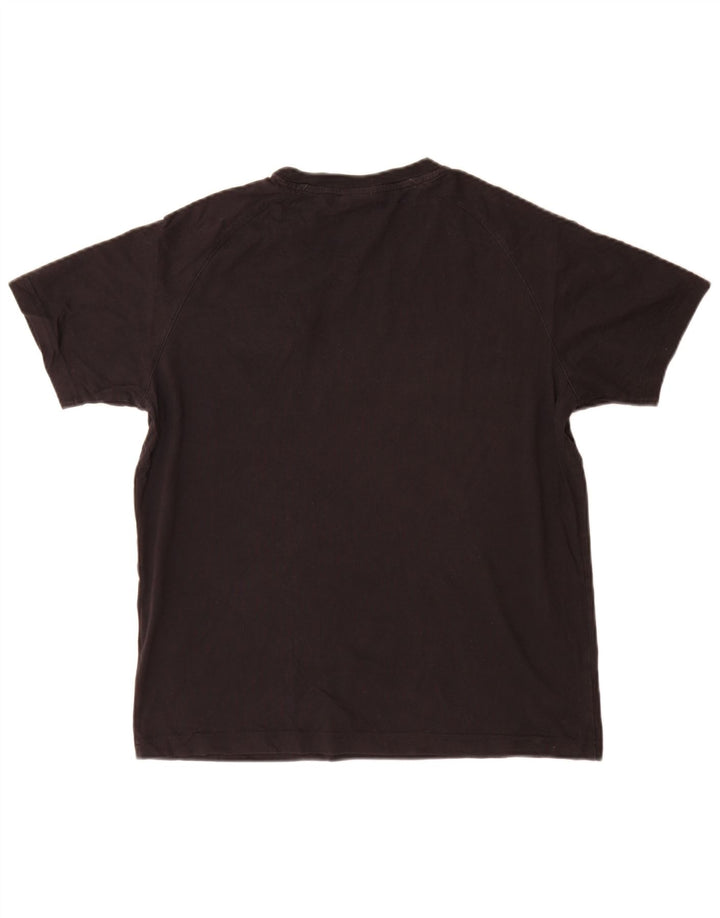 Męski T-shirt Champion z grafiką, mały, czarny, bawełniany
