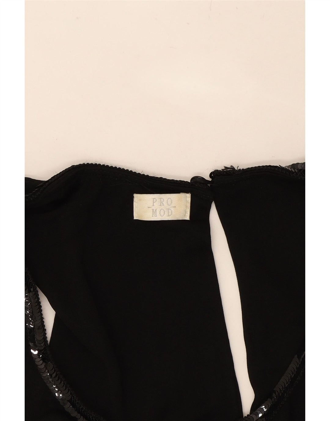 PROMOD Womens Jumpsuit UK 4 XS Black Vintage Promod and Second-Hand Promod from Messina Hembry 