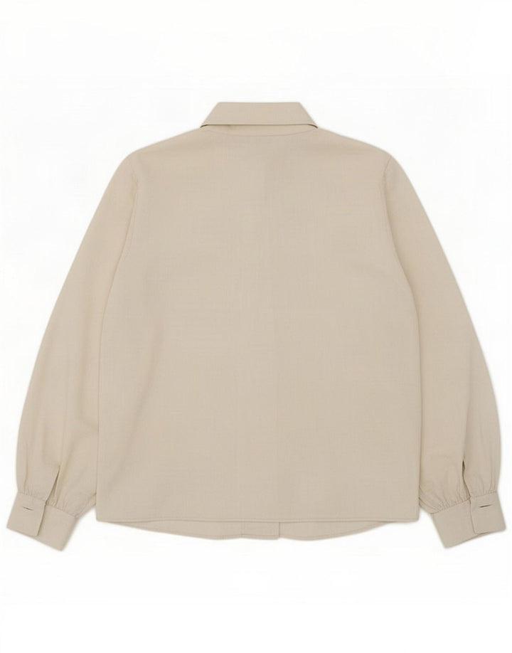 Damska bluzka koszulowa Zara UK 16 Large White Polyester
