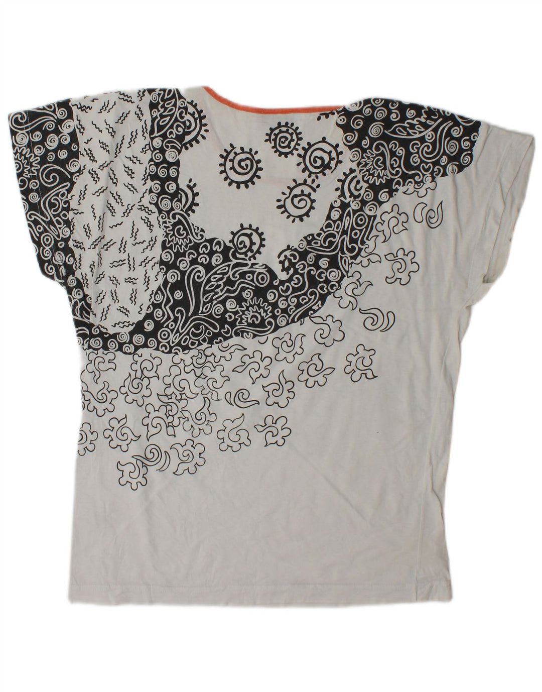 Damska koszulka Fila Top IT 44 Medium White Paisley