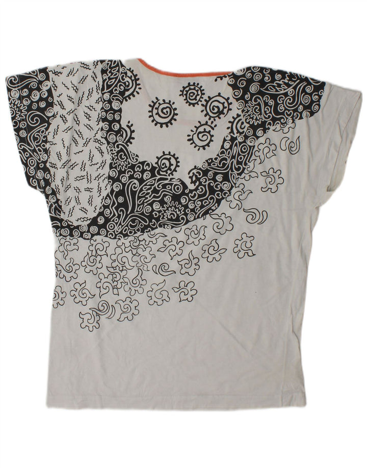 Damska koszulka Fila Top IT 44 Medium White Paisley