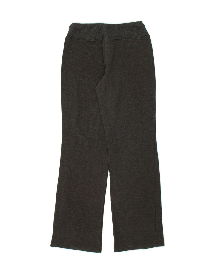 EDDIE BAUER Womens Tracksuit Trousers UK 10 Small  Grey Cotton Vintage Eddie Bauer and Second-Hand Eddie Bauer from Messina Hembry 