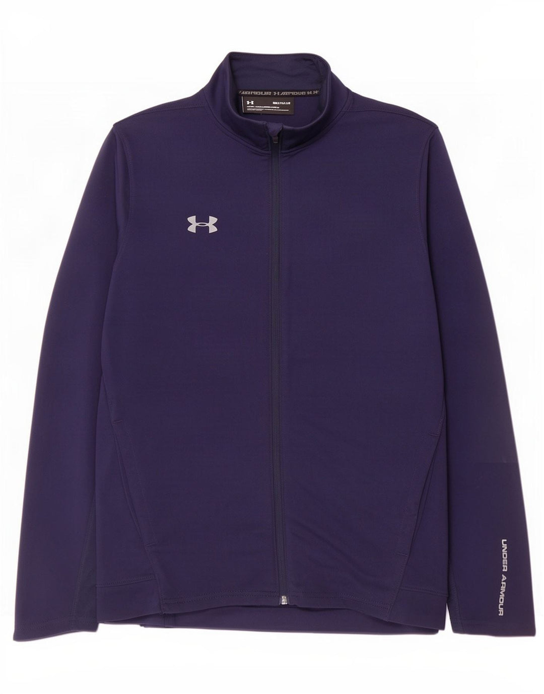 Męska kurtka dresowa Under Armour z grafiką, średni granatowy poliester