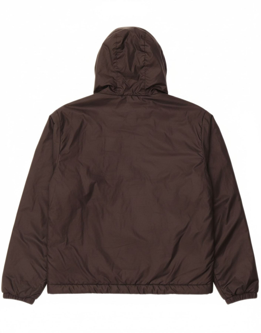 ADIDAS Mens Hooded Rain Jacket UK 36 Small Black Polyester