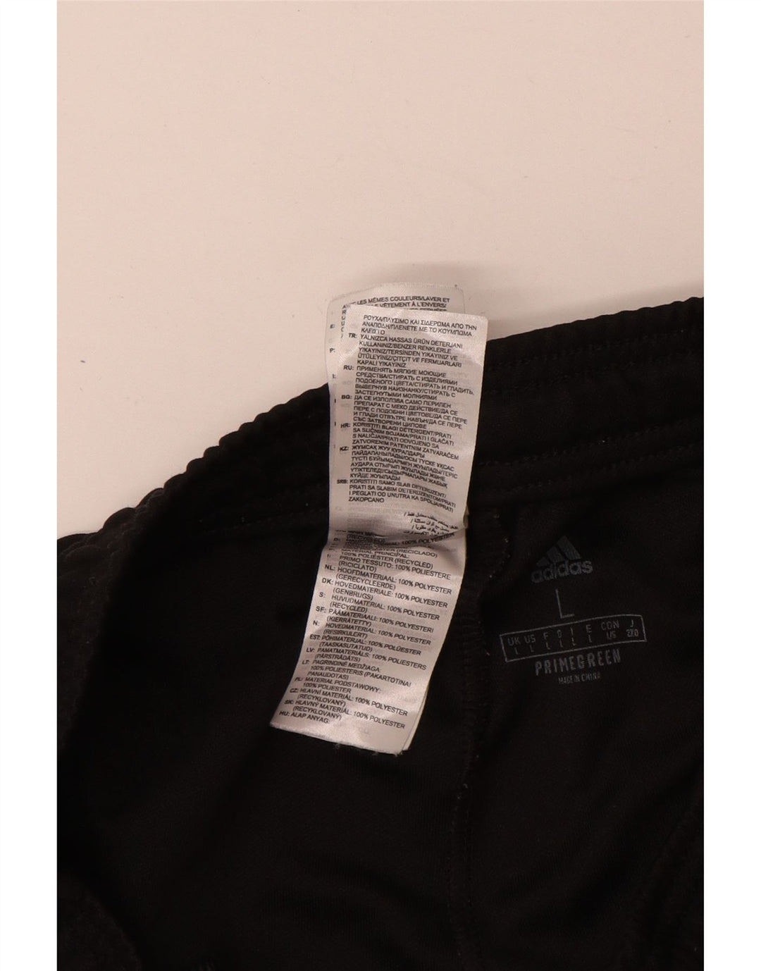 Męskie spodnie dresowe Adidas Primegreen Joggers, duże, czarne, poliestrowe
