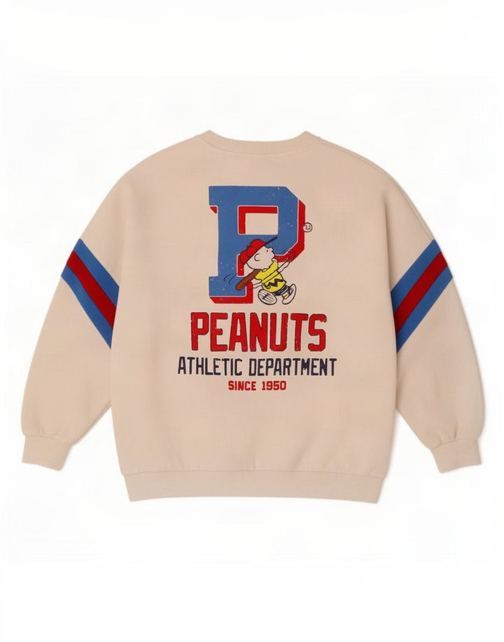 Damska bluza Pull & Bear Peanuts Graphic, UK 10, mała, biała