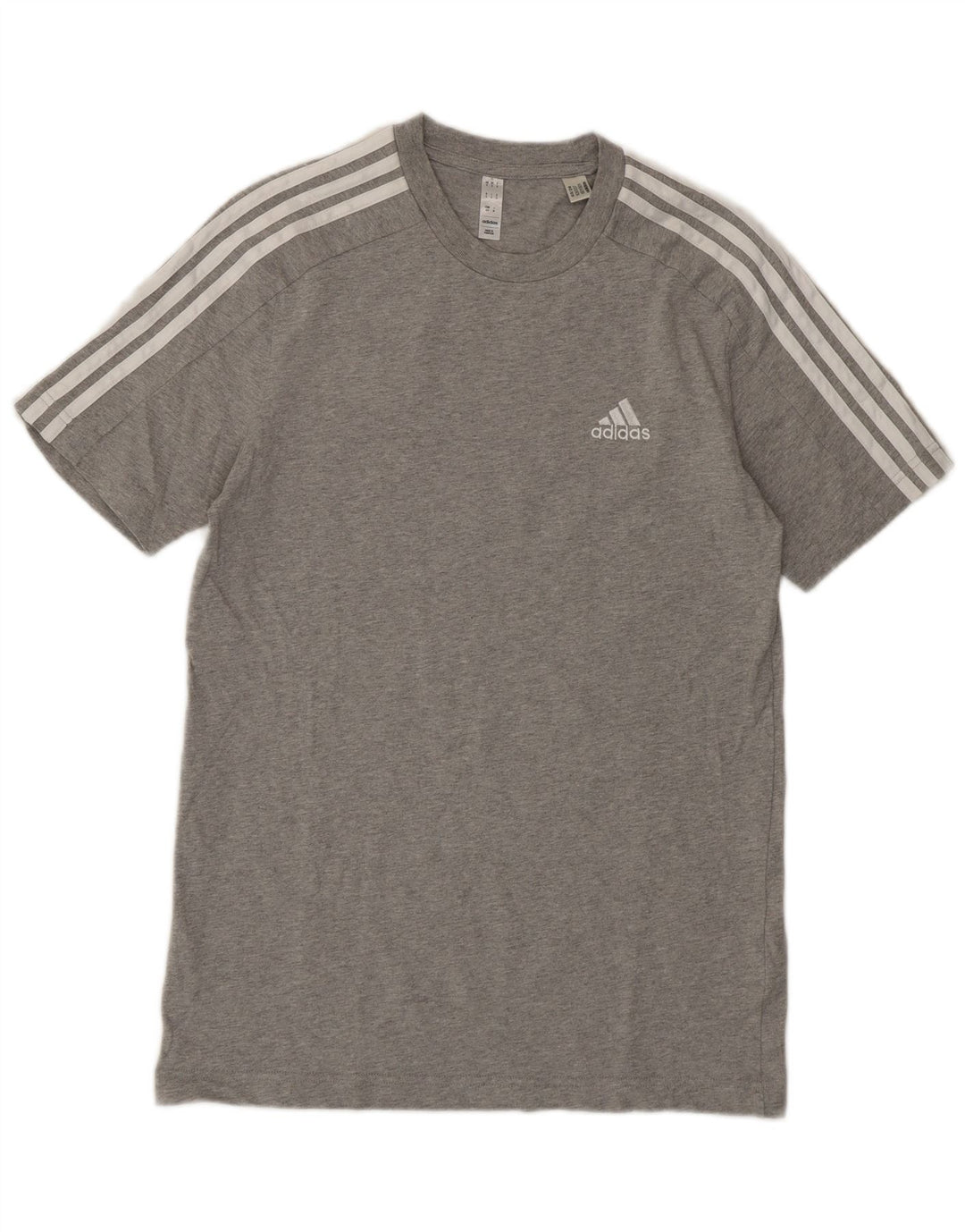 Adidas Męska Koszulka Top Mała Szara Bawełna